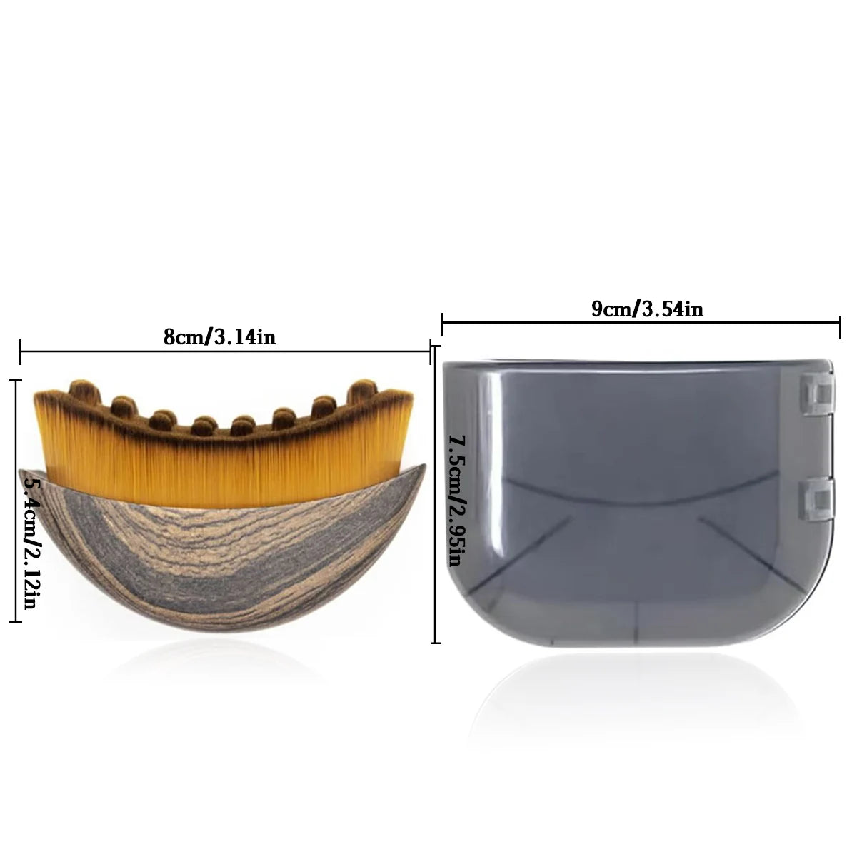 New Lymphatic Contour Care Facial Massage Brush with Storage Box for Facial Stimulating And Contouring