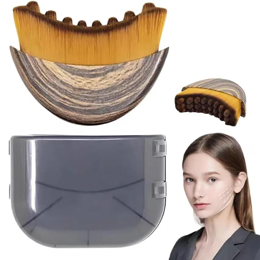 New Lymphatic Contour Care Facial Massage Brush with Storage Box for Facial Stimulating And Contouring