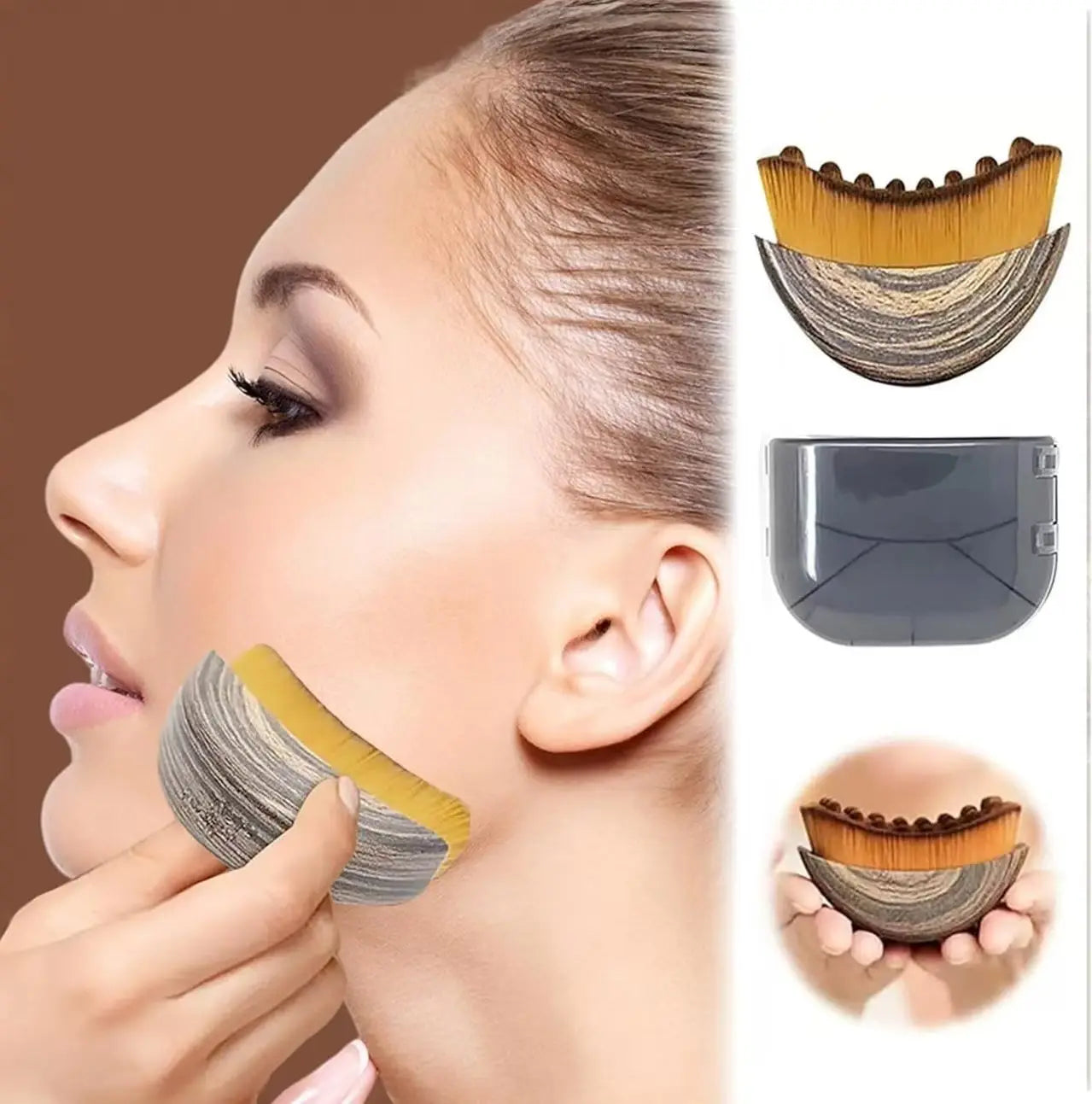 New Lymphatic Contour Care Facial Massage Brush with Storage Box for Facial Stimulating And Contouring