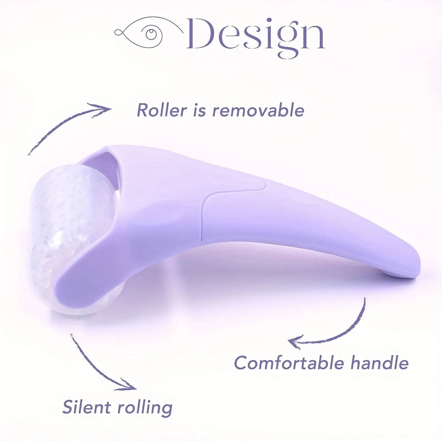 Large Ice Roller/Massager Facial Cooling Beauty Tool,Ice Roller for Face And Eye, Athome Spa,Skincare Routine,Handheld Massager