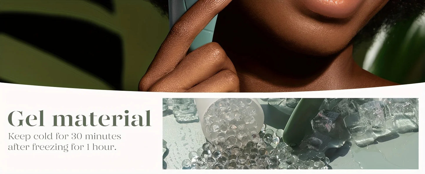 Large Ice Roller/Massager Facial Cooling Beauty Tool,Ice Roller for Face And Eye, Athome Spa,Skincare Routine,Handheld Massager