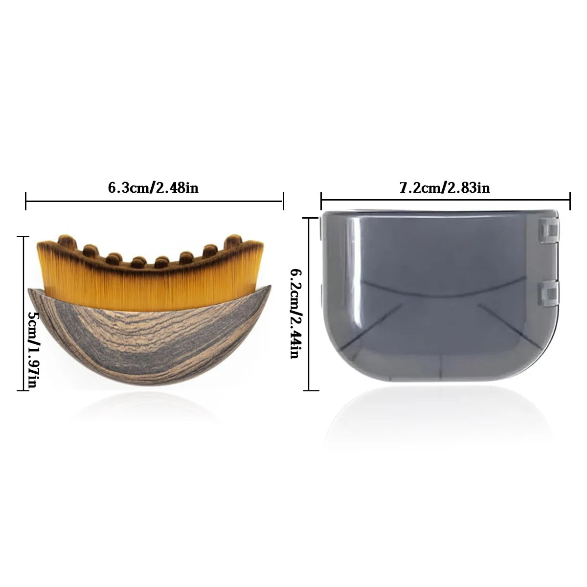 New Lymphatic Contour Care Facial Massage Brush with Storage Box for Facial Stimulating And Contouring